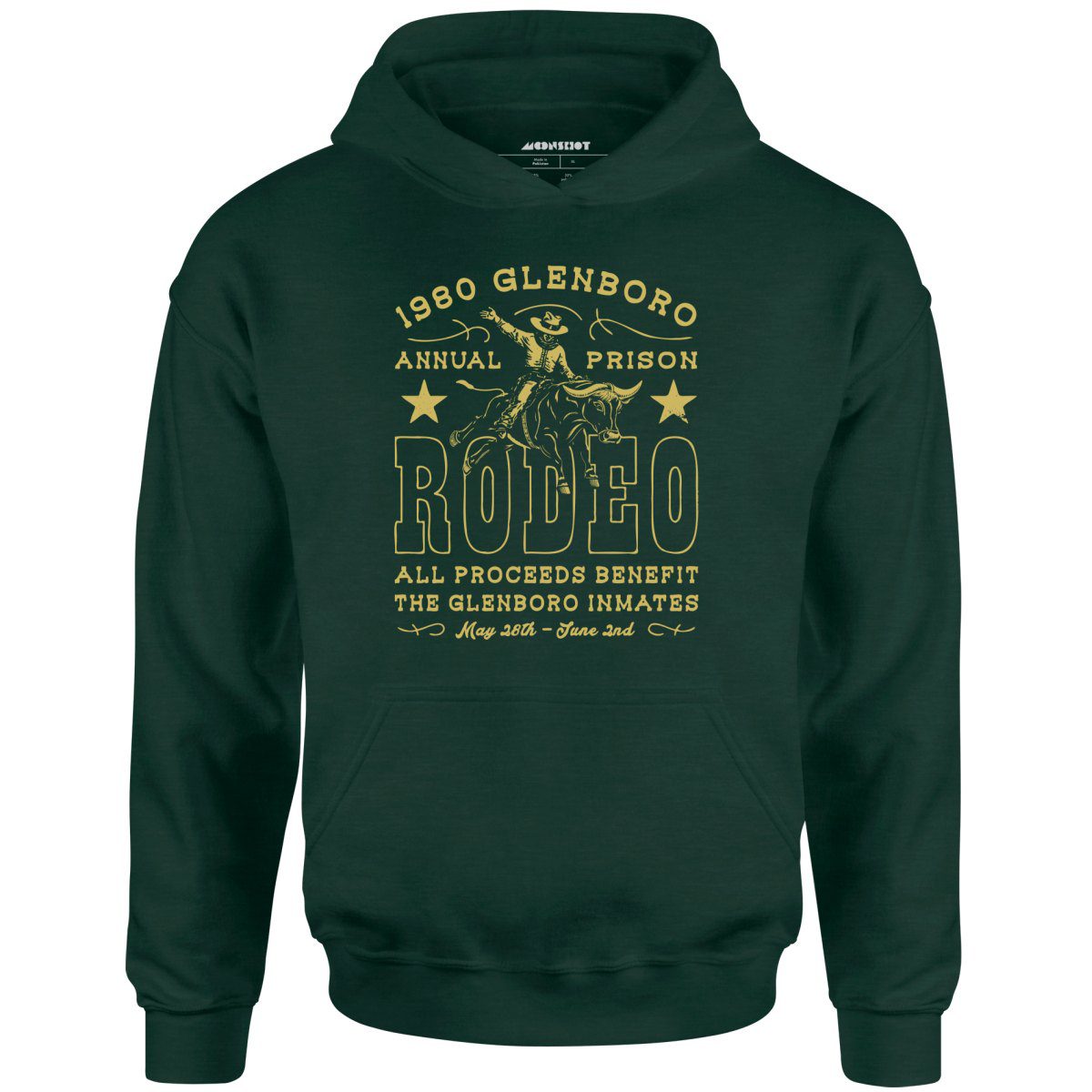 1980 Glenboro Annual Prison Rodeo – Unisex Hoodie