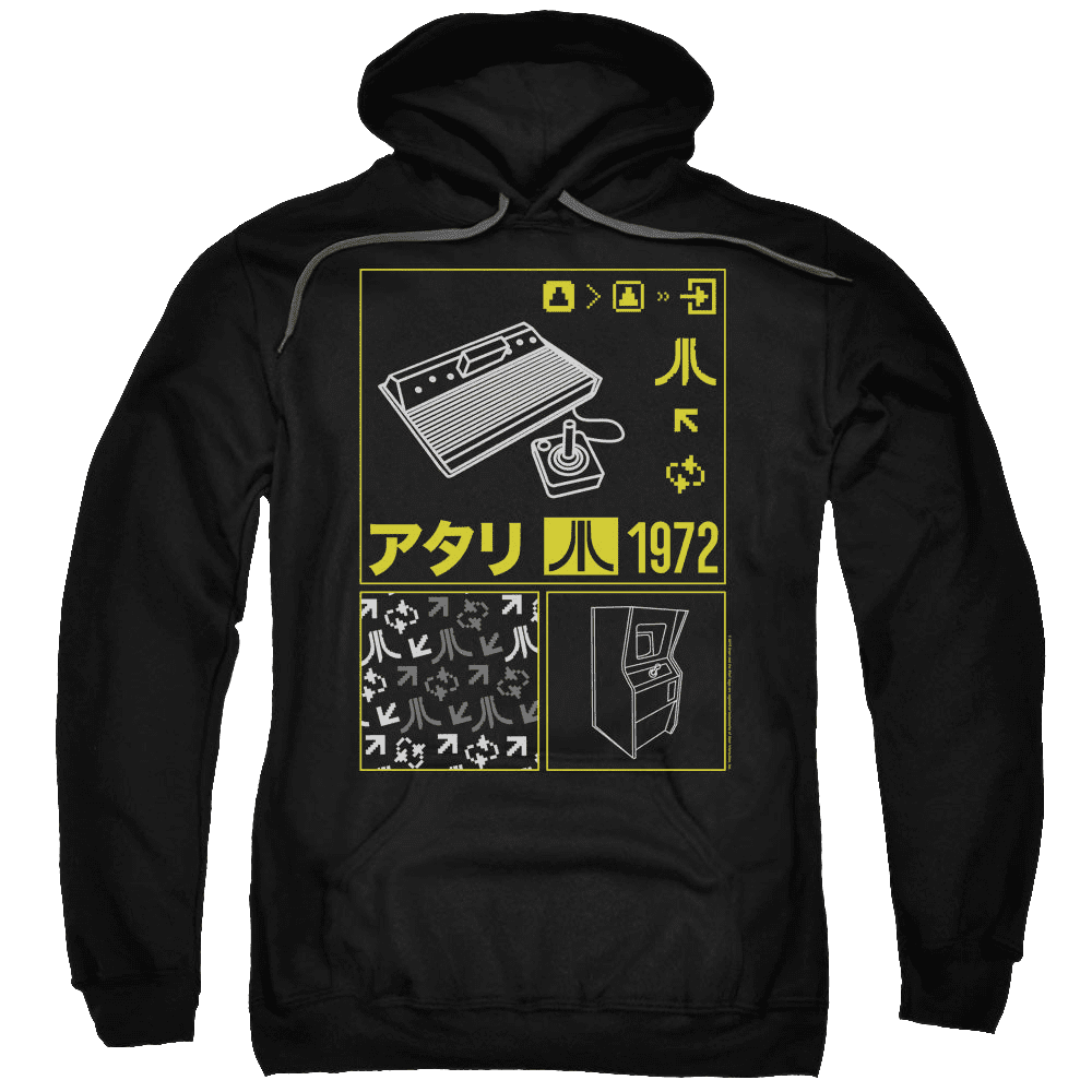 Atari Kanji Squares – Pullover Hoodie