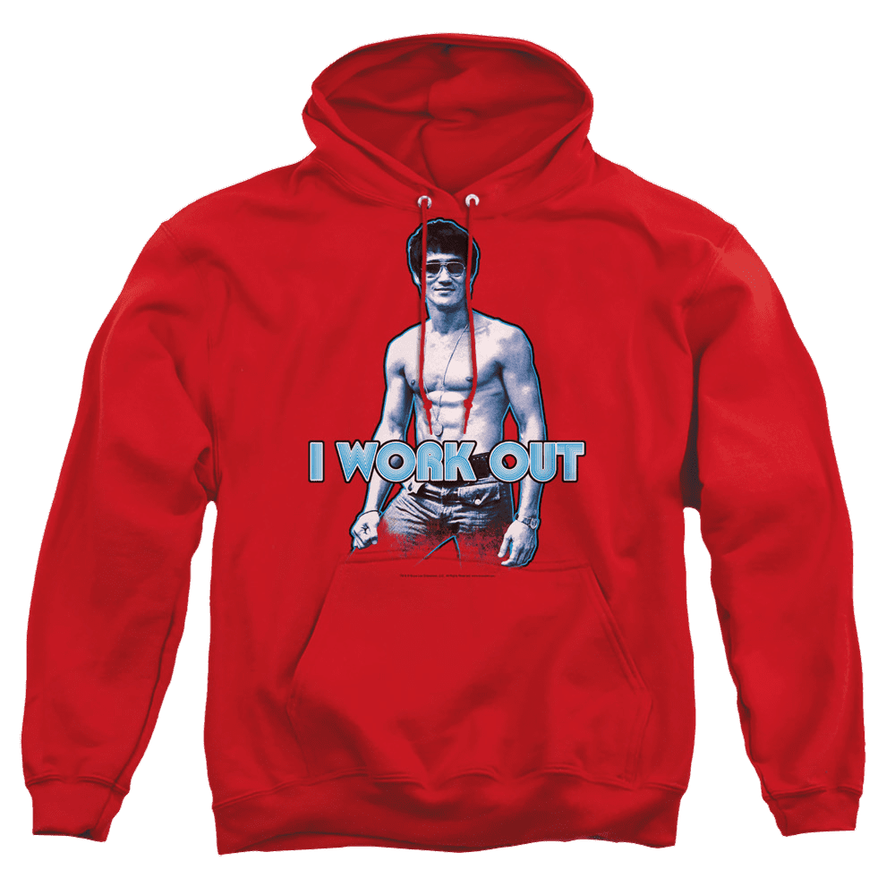 Bruce Lee Lee Works Out – Pullover Hoodie