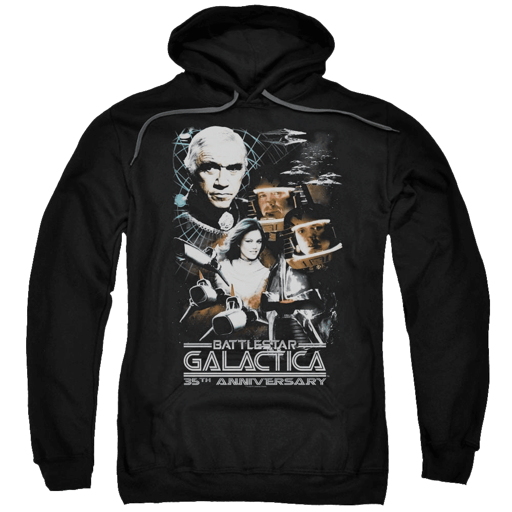 Battlestar Galactica 35Th Anniversary Collage – Pullover Hoodie