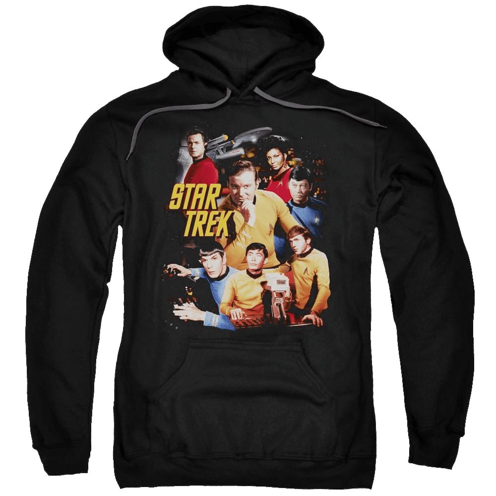 Star Trek At The Controls Pullover Hoodie