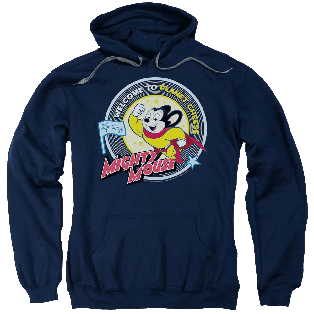 Mighty Mouse Planet Cheese Pullover Hoodie