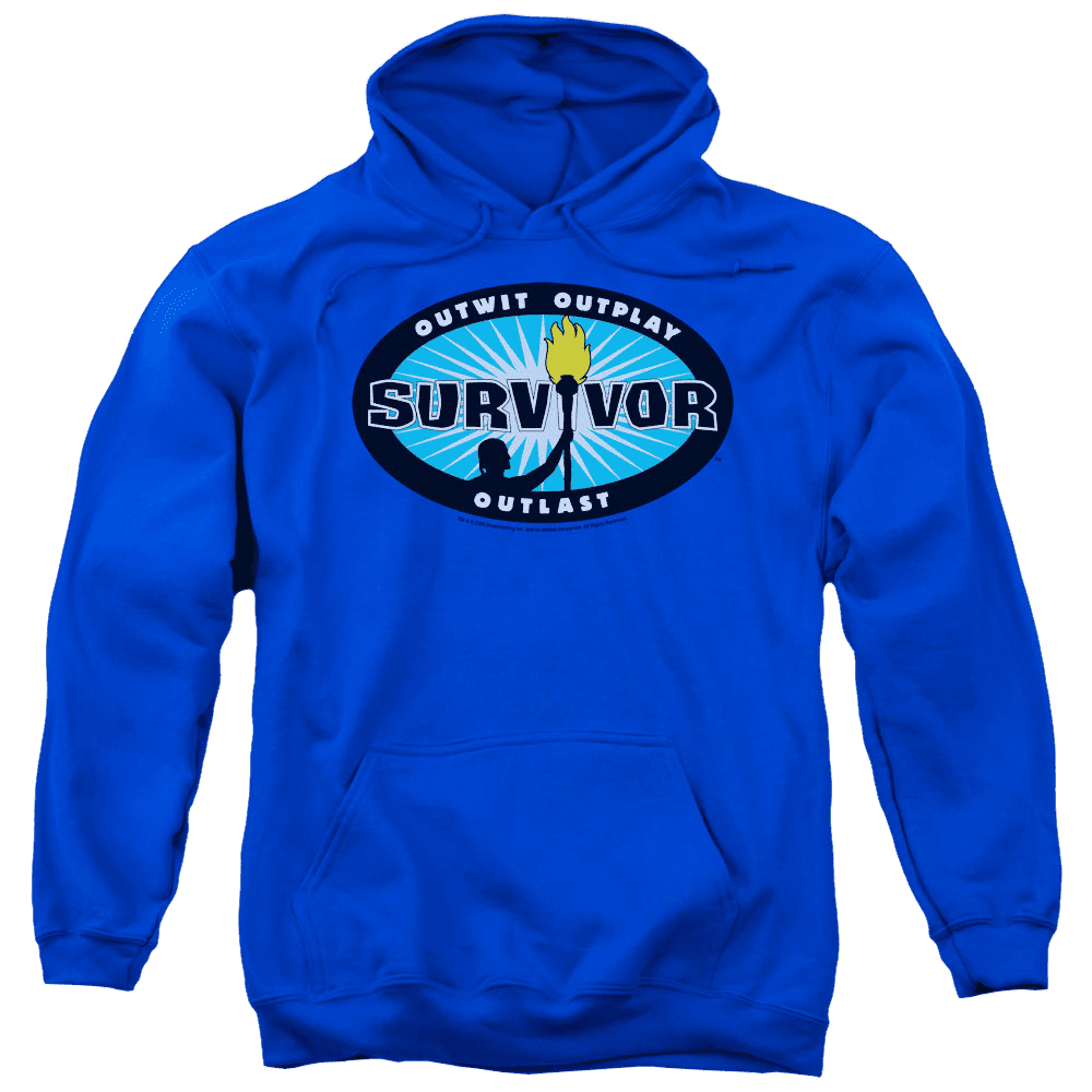 Survivor Blue Burst – Pullover Hoodie