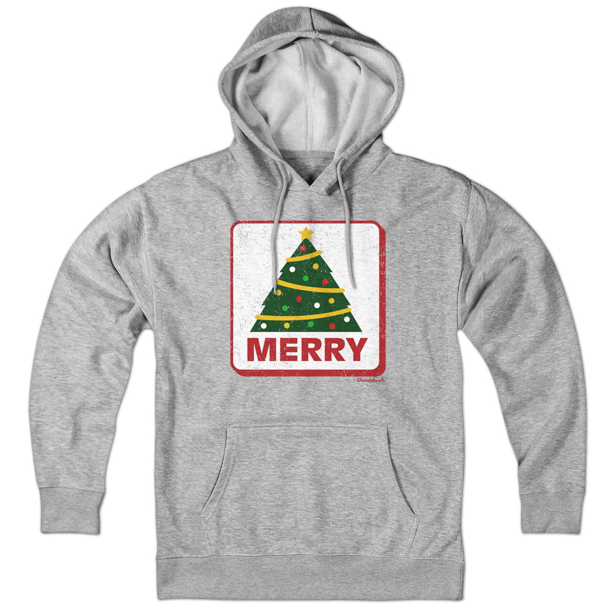 Merry Christmas Tree Sign Hoodie