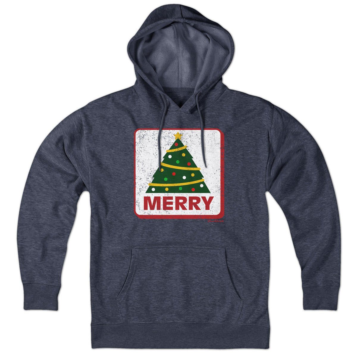 Merry Christmas Tree Sign Hoodie