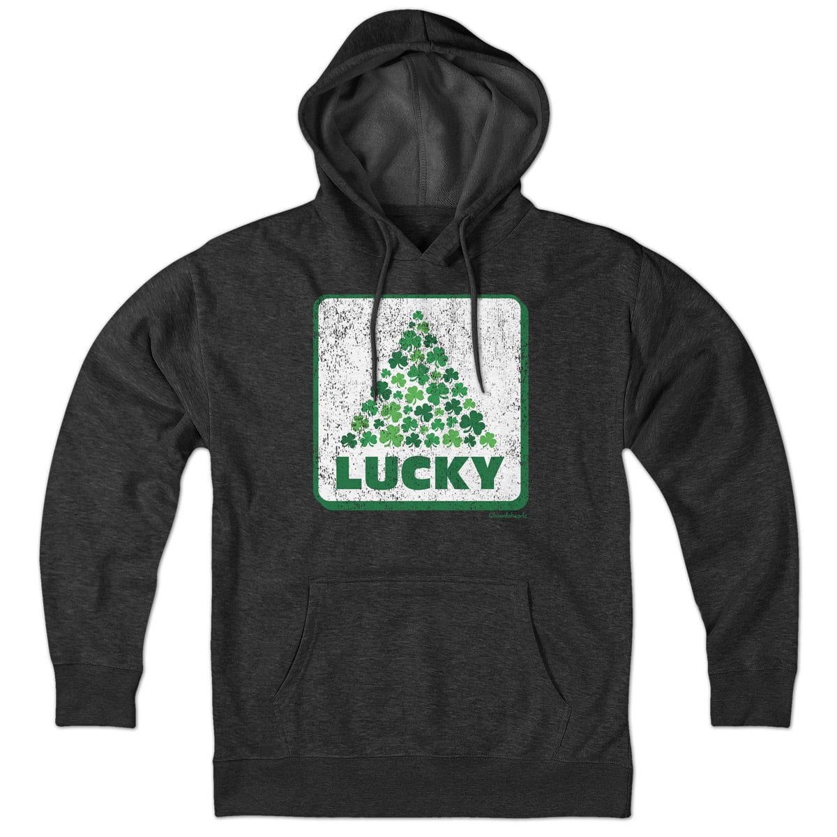 Lucky Shamrock Sign Hoodie