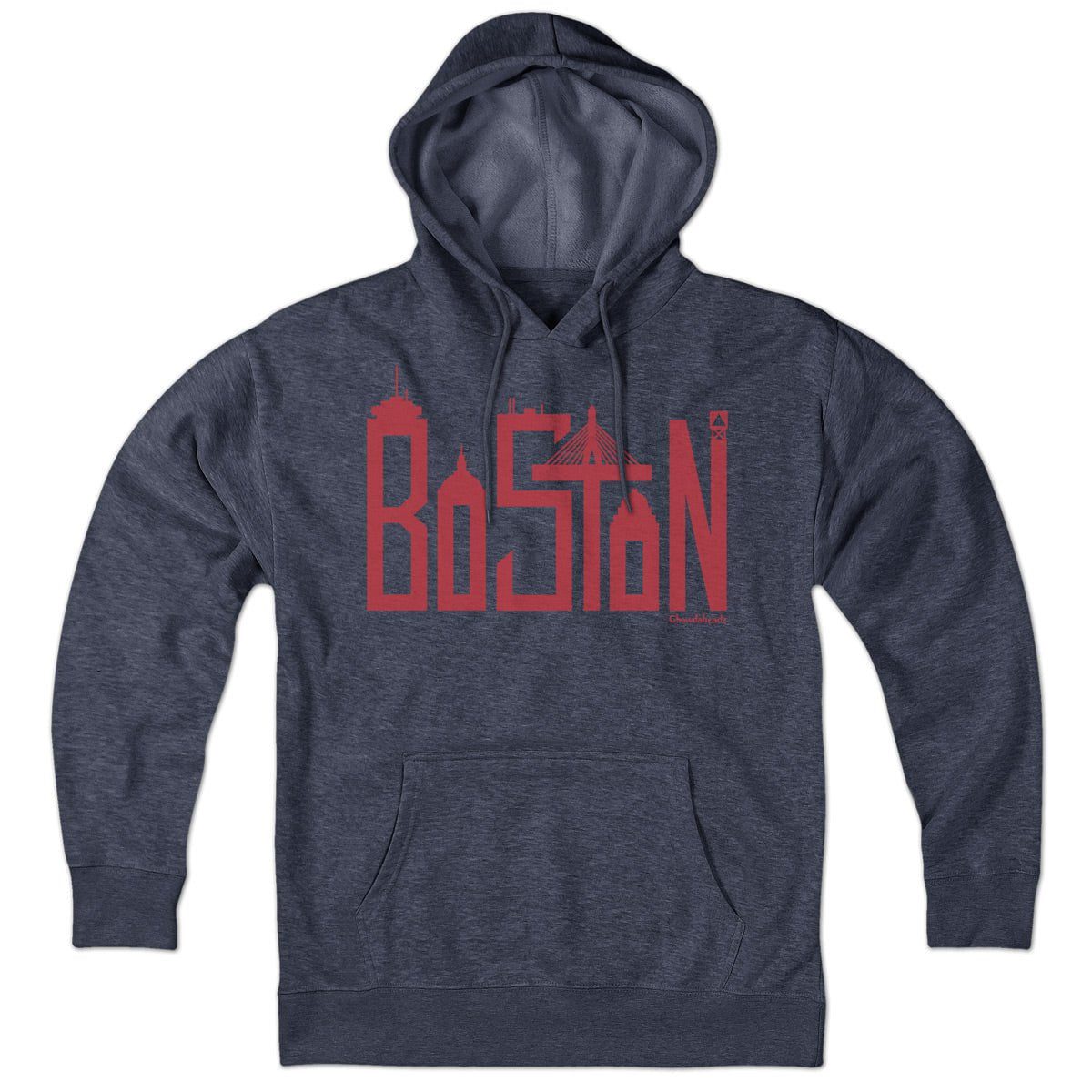 Boston Skyline Letters Hoodie