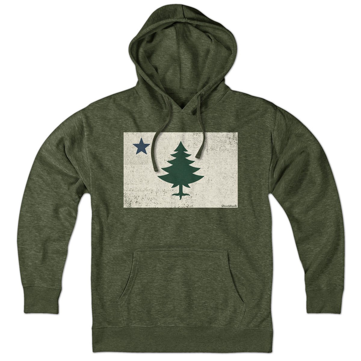 Vintage Maine Flag Hoodie