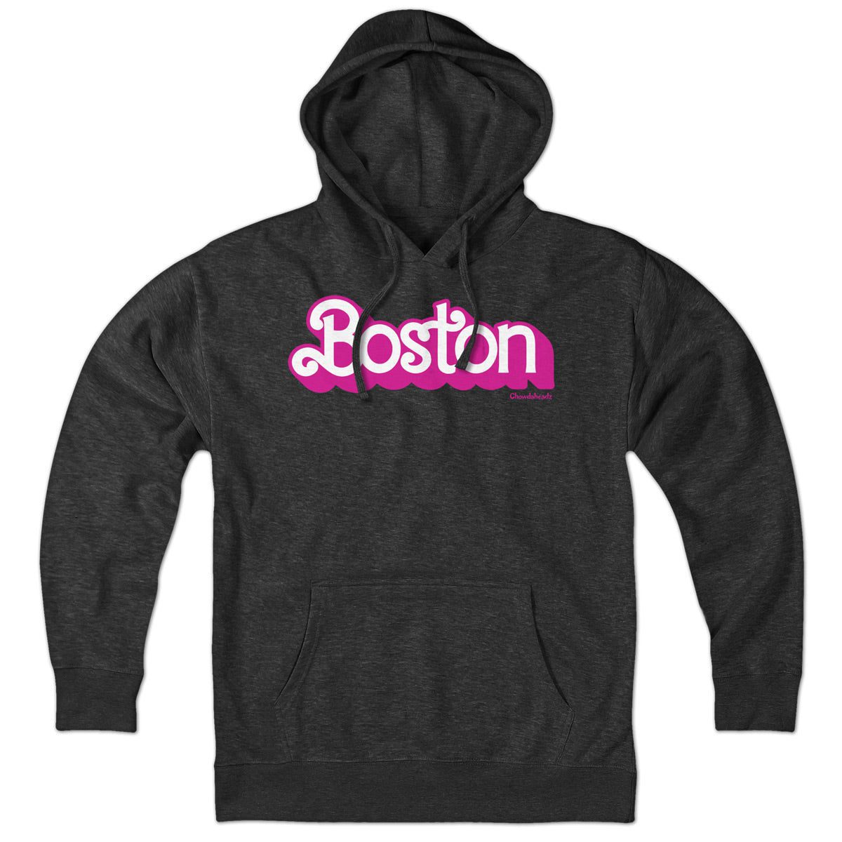 Boston Pink Logo Hoodie