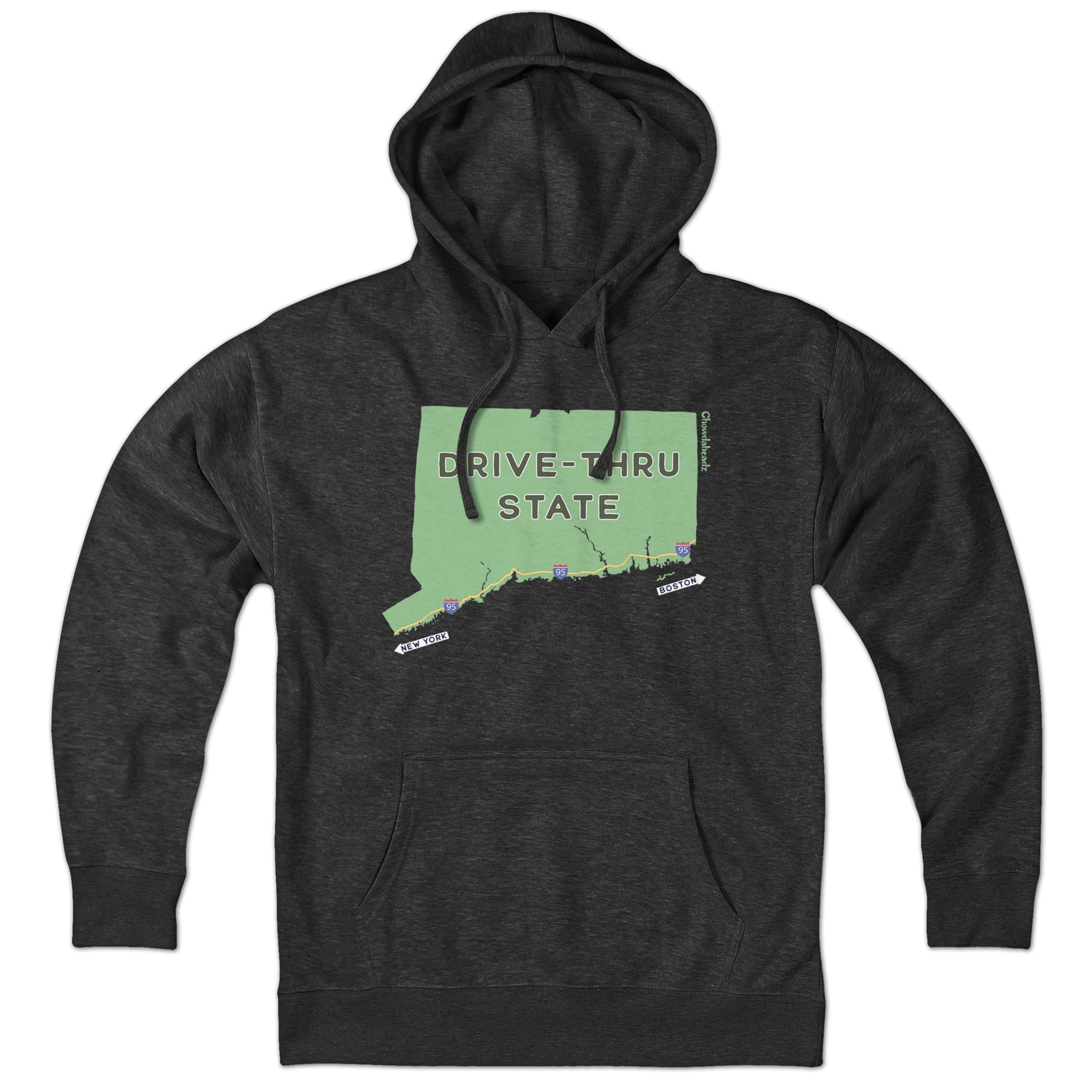 Drive-Thru State Sign Hoodie