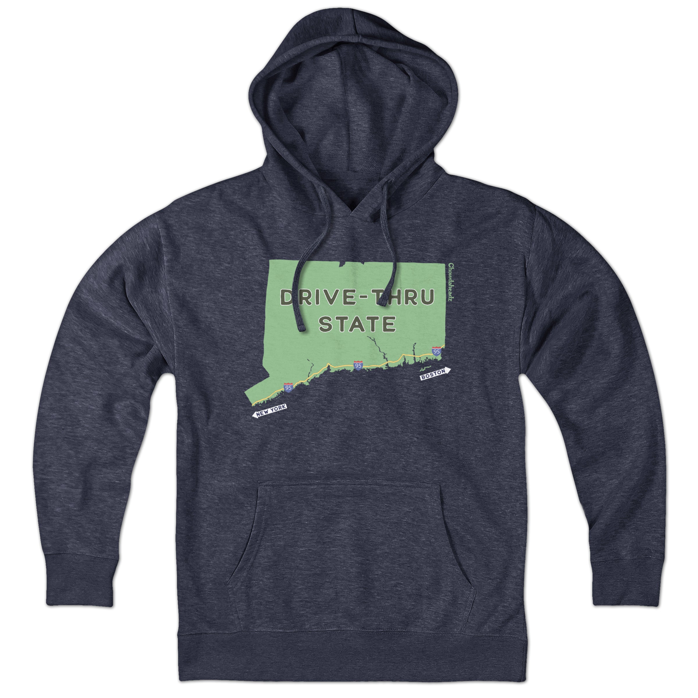 Drive-Thru State Sign Hoodie