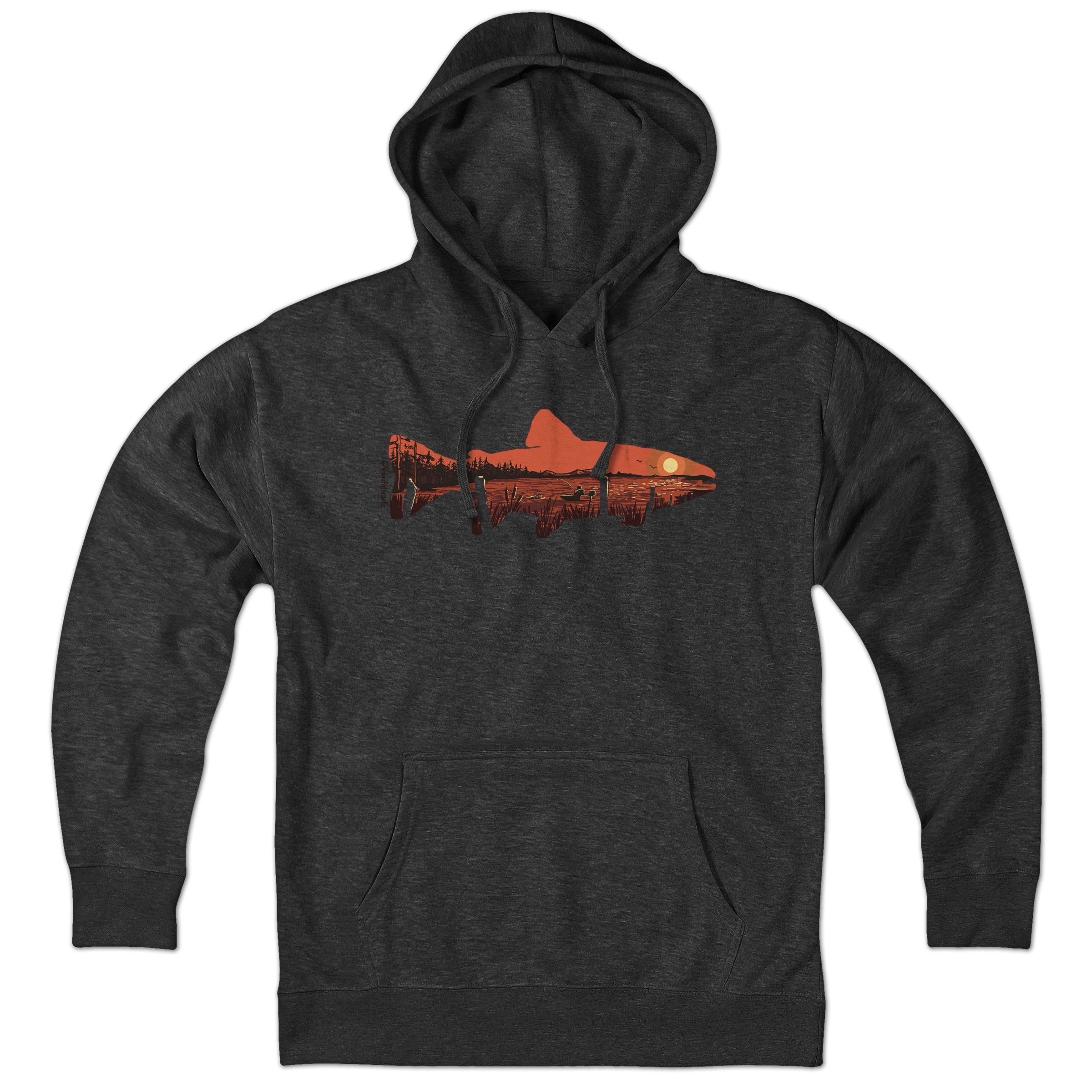 Sunset Trout Hoodie