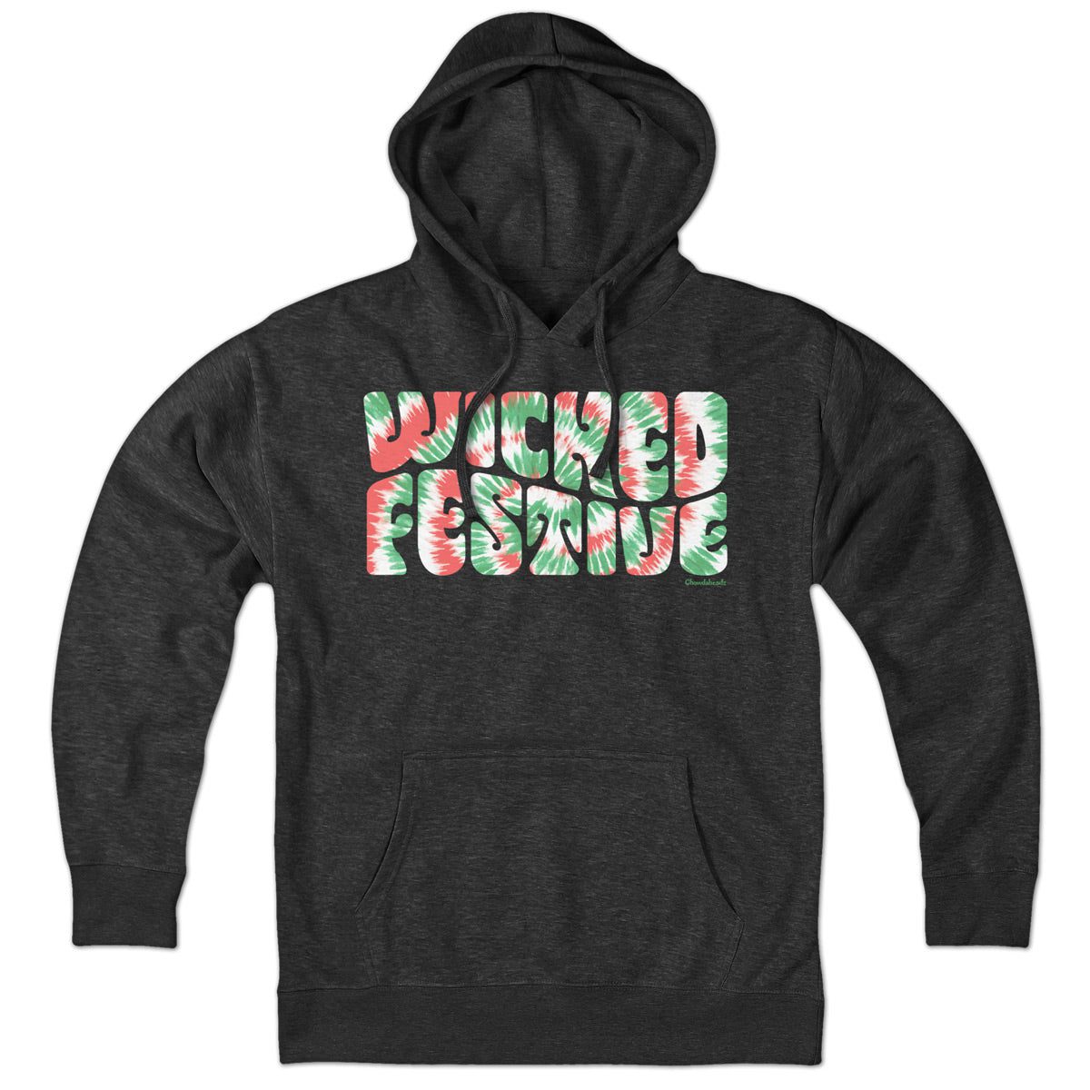 Wicked Festive Tie Dye Hoodie