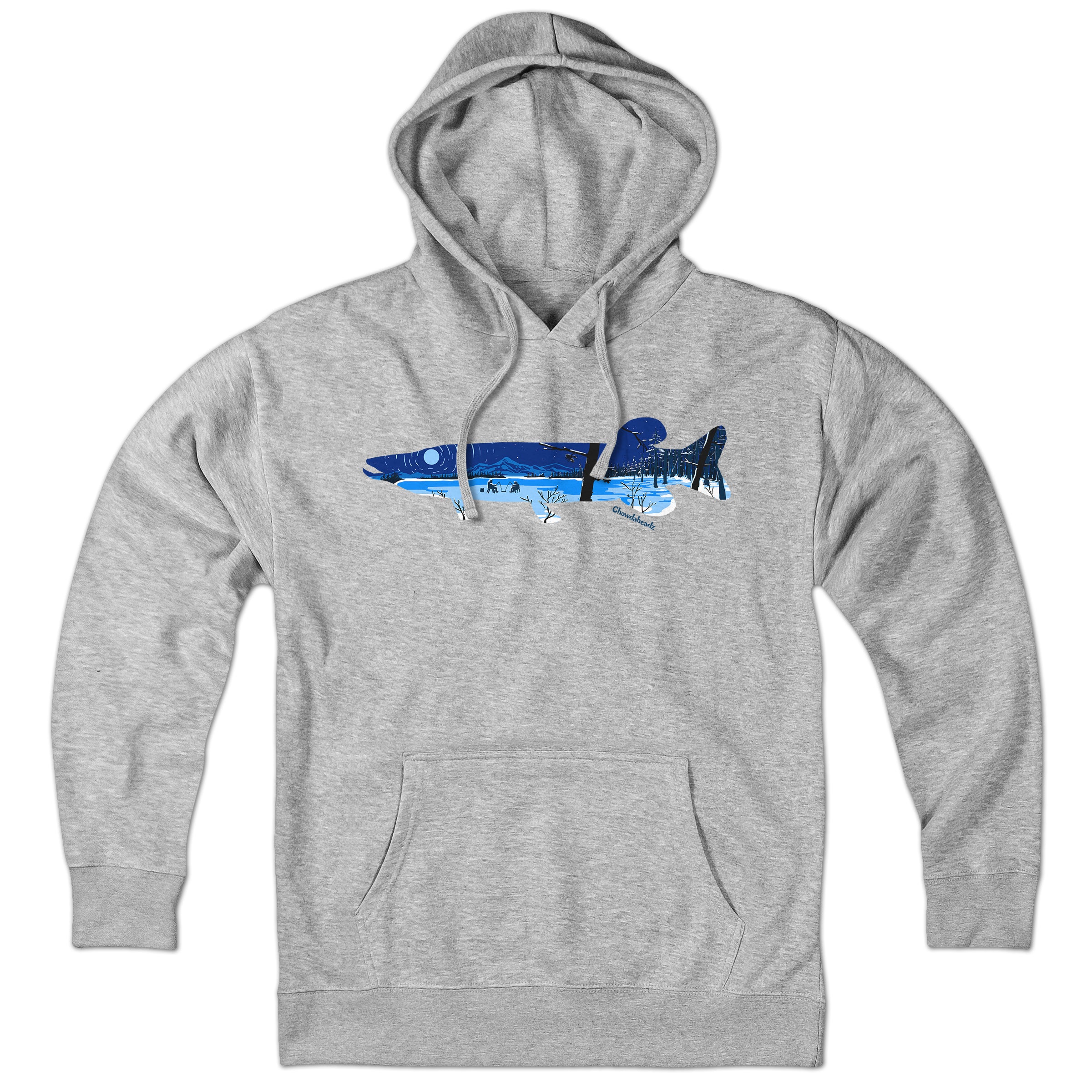 Pike Ice Fishing Hoodie