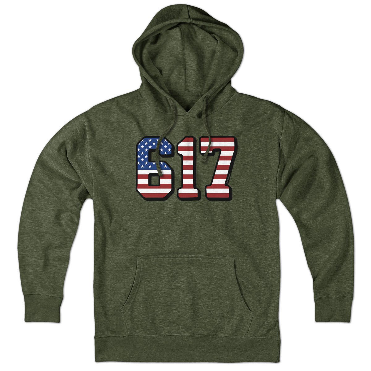 Boston 617 Usa Hoodie