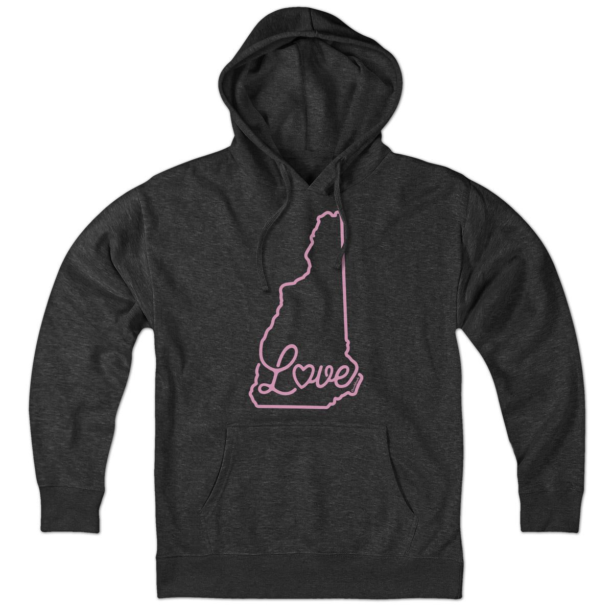 Love New Hampshire Script Hoodie