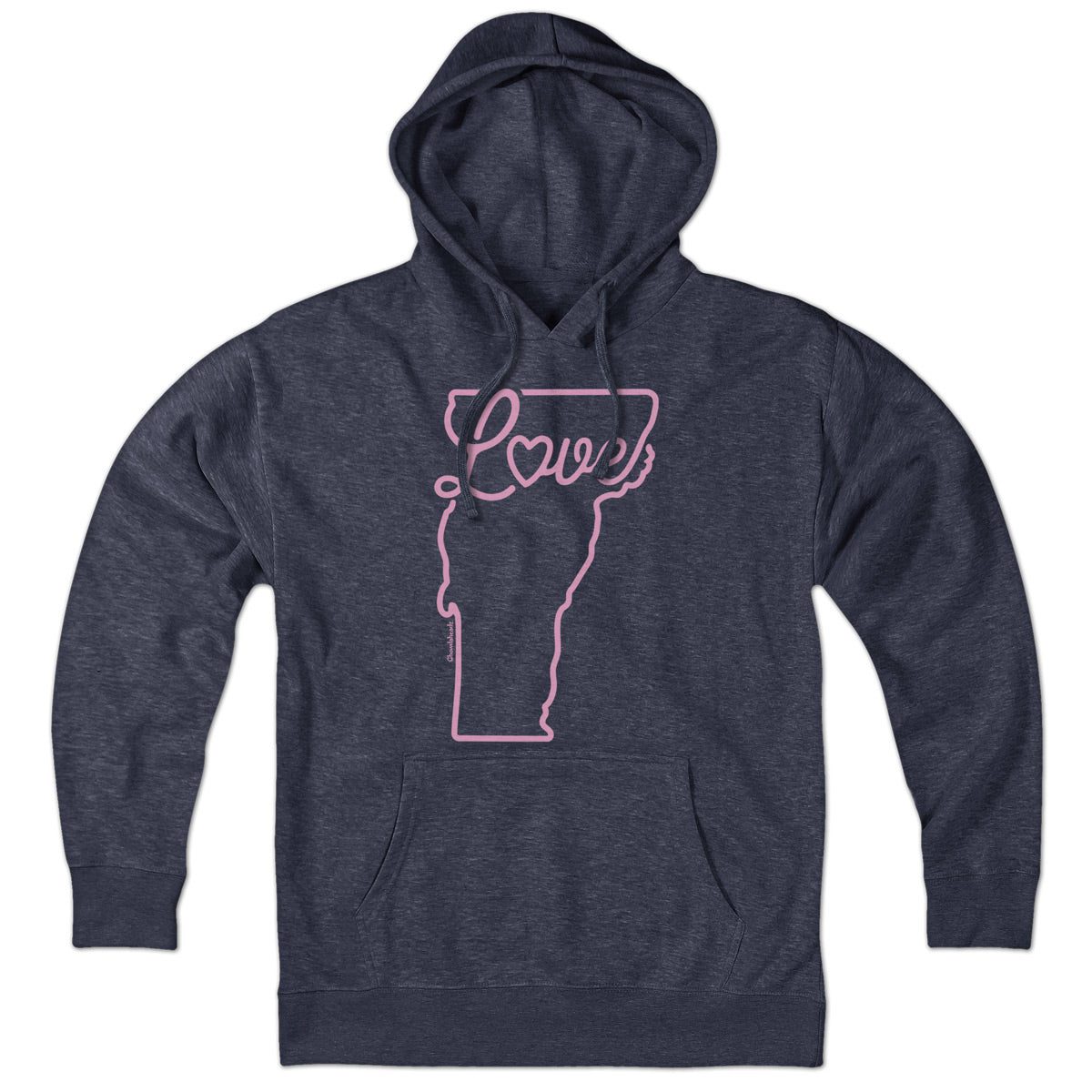 Love Vermont Script Hoodie