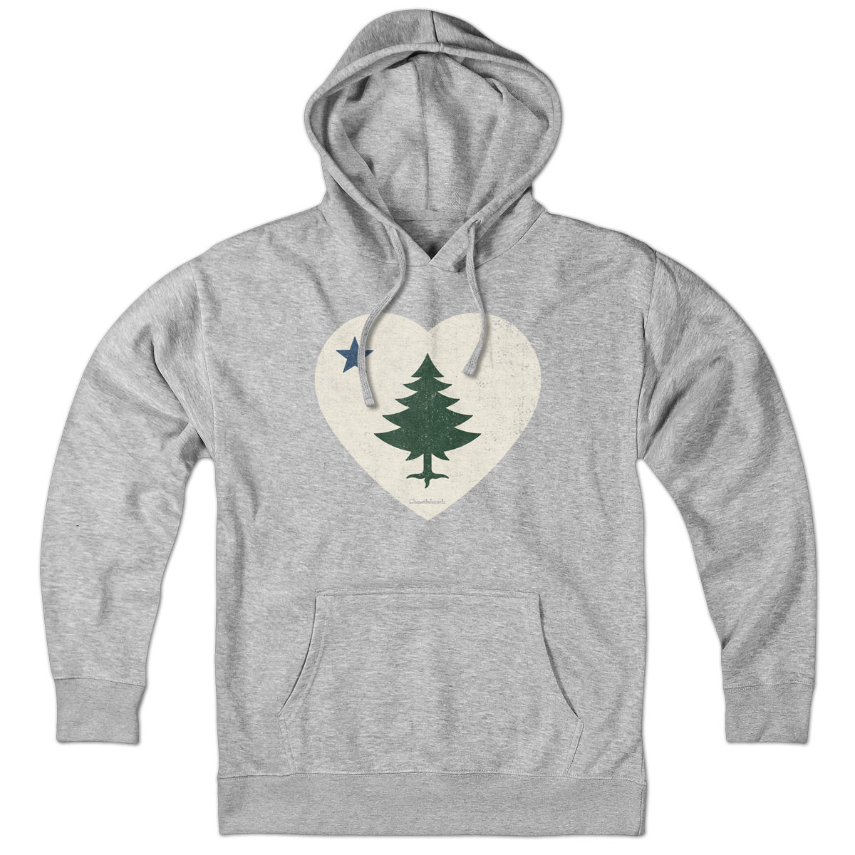 Vintage Maine Heart Hoodie