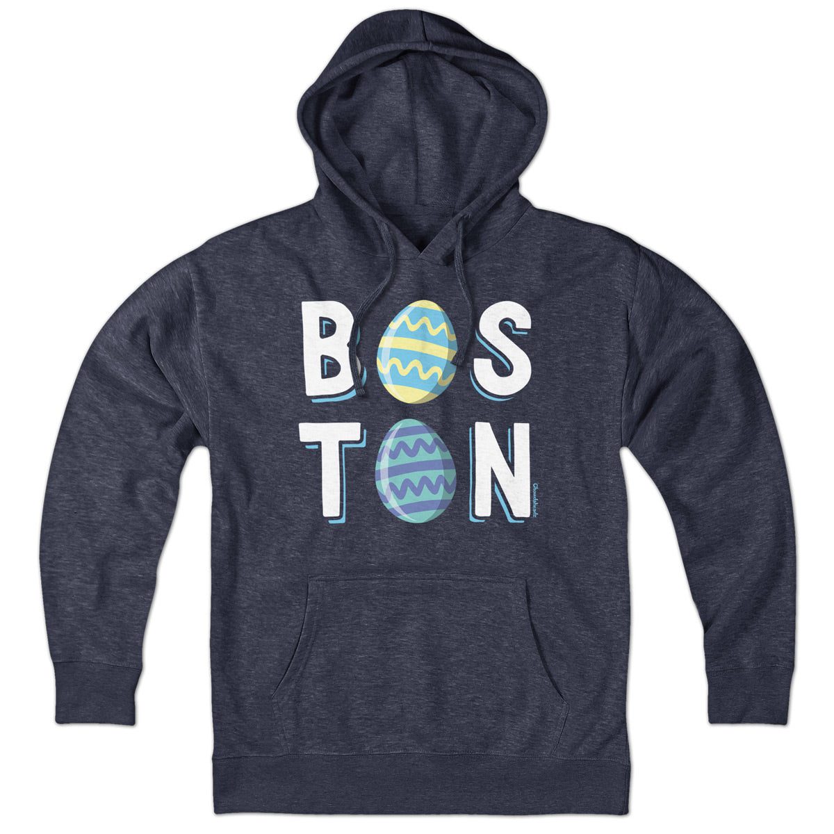 Boston Stacked Easter Eggs Hoodie