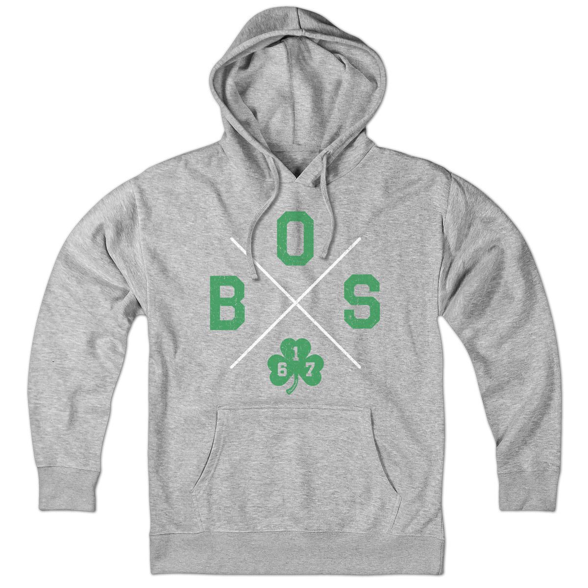 Bos Shamrock Crossed Out Hoodie