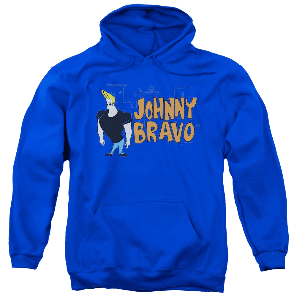 Johnny Bravo Johnny Logo Pullover Hoodie