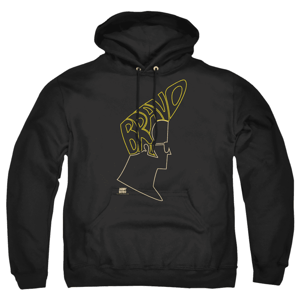 Johnny Bravo Bravo Hair Pullover Hoodie