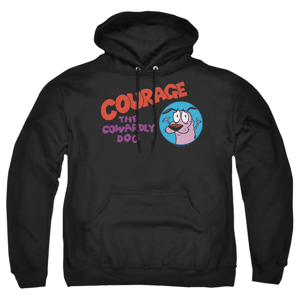 Courage The Cowardly Dog Courage Logo – Pullover Hoodie