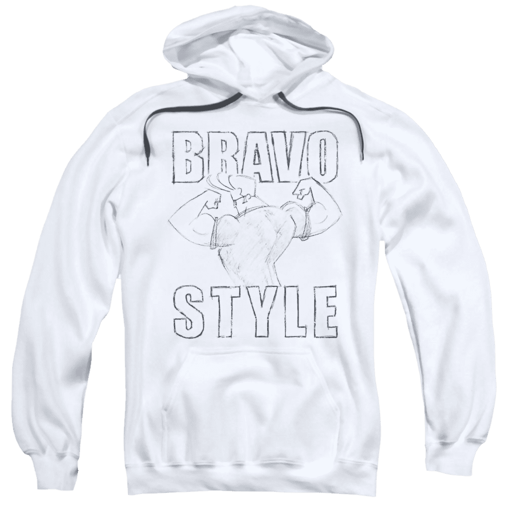 Johnny Bravo Bravo Style Pullover Hoodie