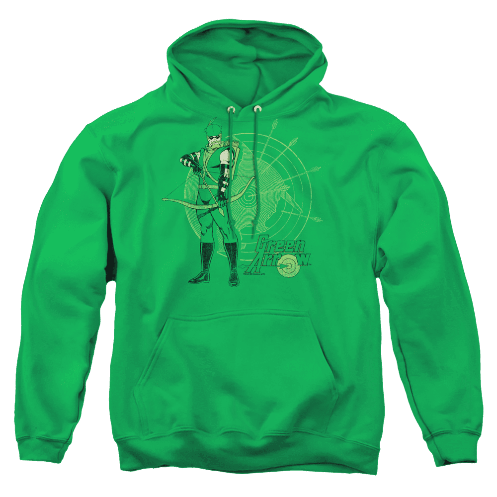 Green Arrow Arrow Target – Pullover Hoodie