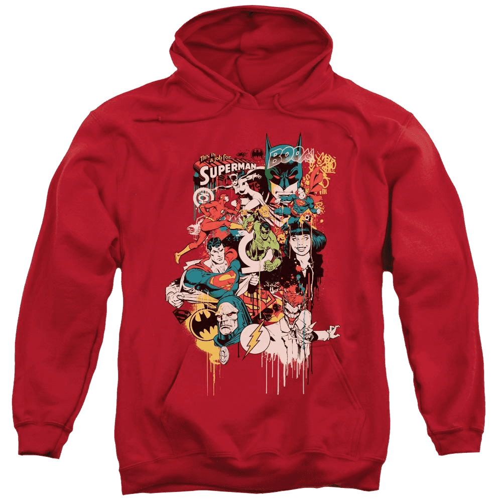 Dc Comics Dripping Characters – Pullover Hoodie