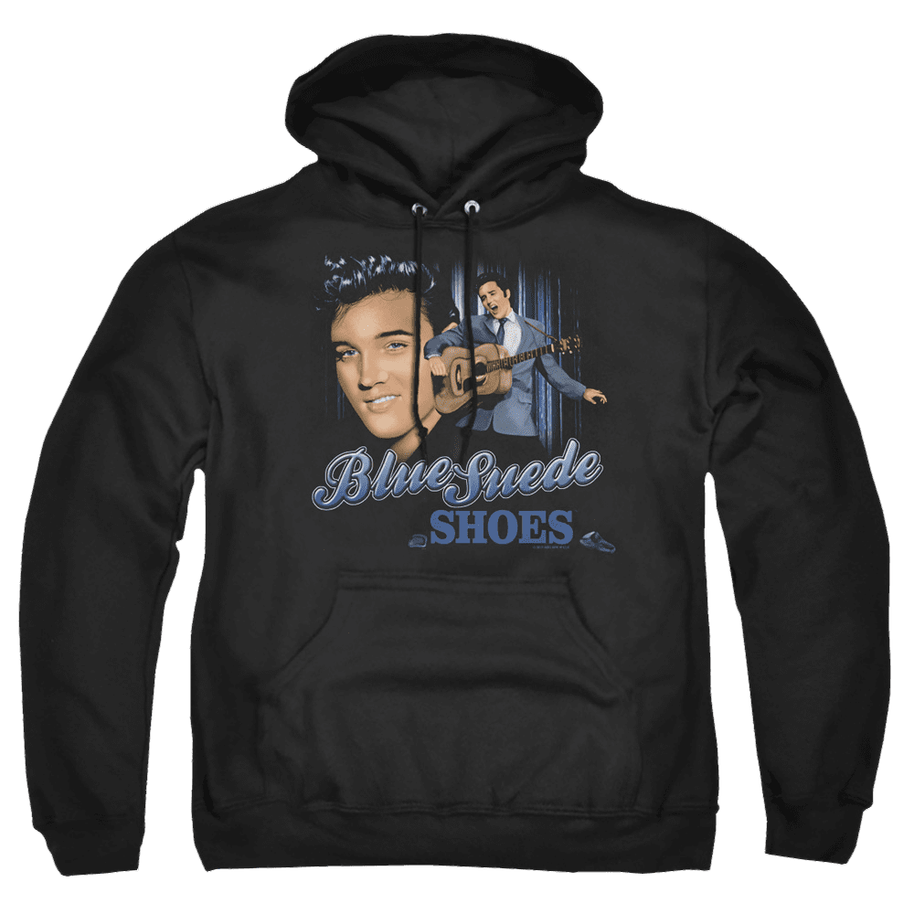 Elvis Presley Blue Suede Shoes – Pullover Hoodie