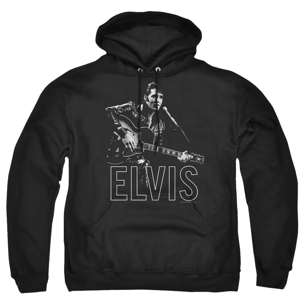 Elvis Presley Guitar In Hand – Pullover Hoodie