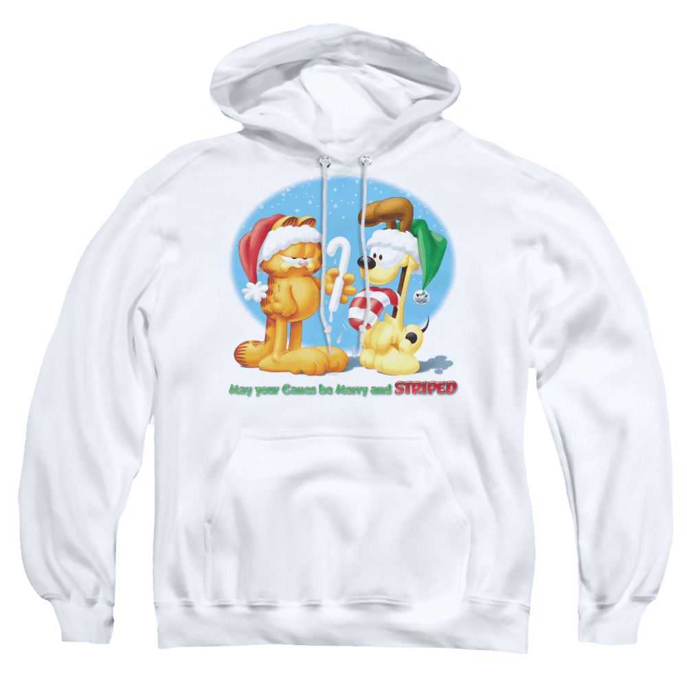 Garfield Merry And Striped – Pullover Hoodie