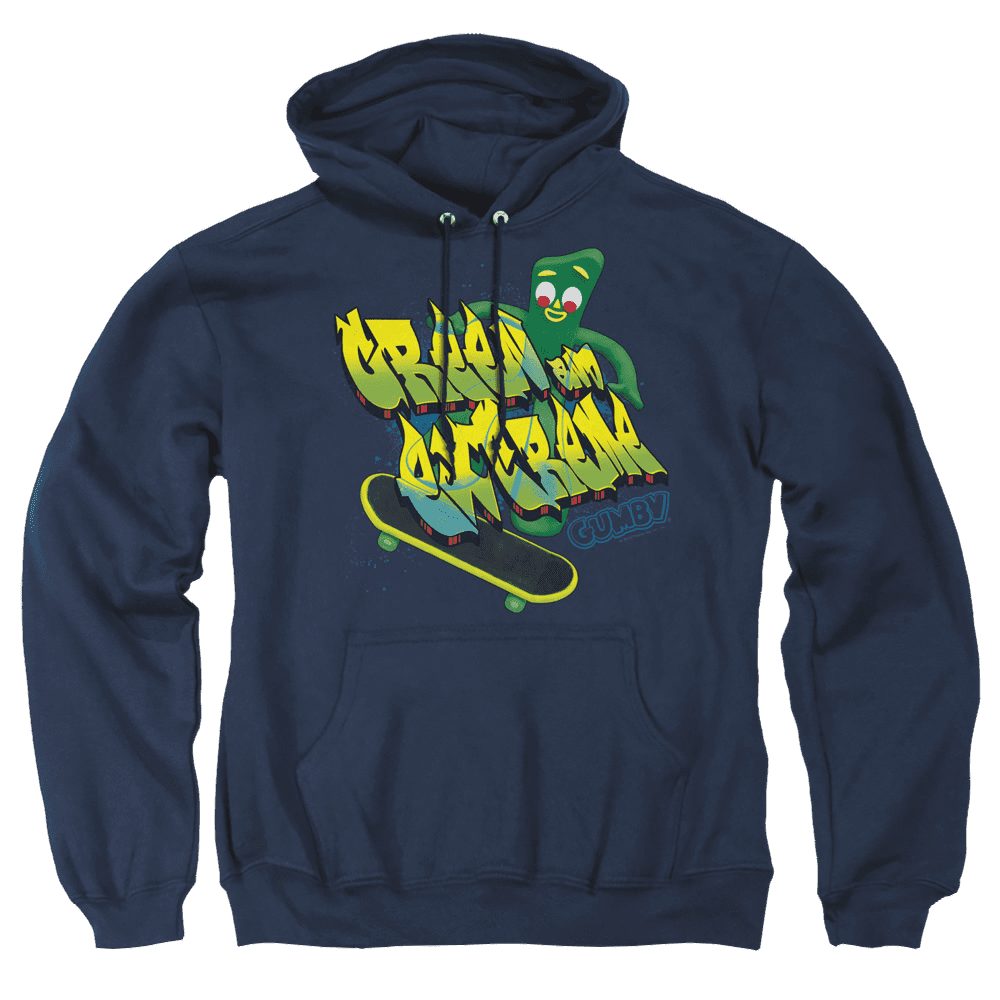 Gumby Green And Extreme Pullover Hoodie