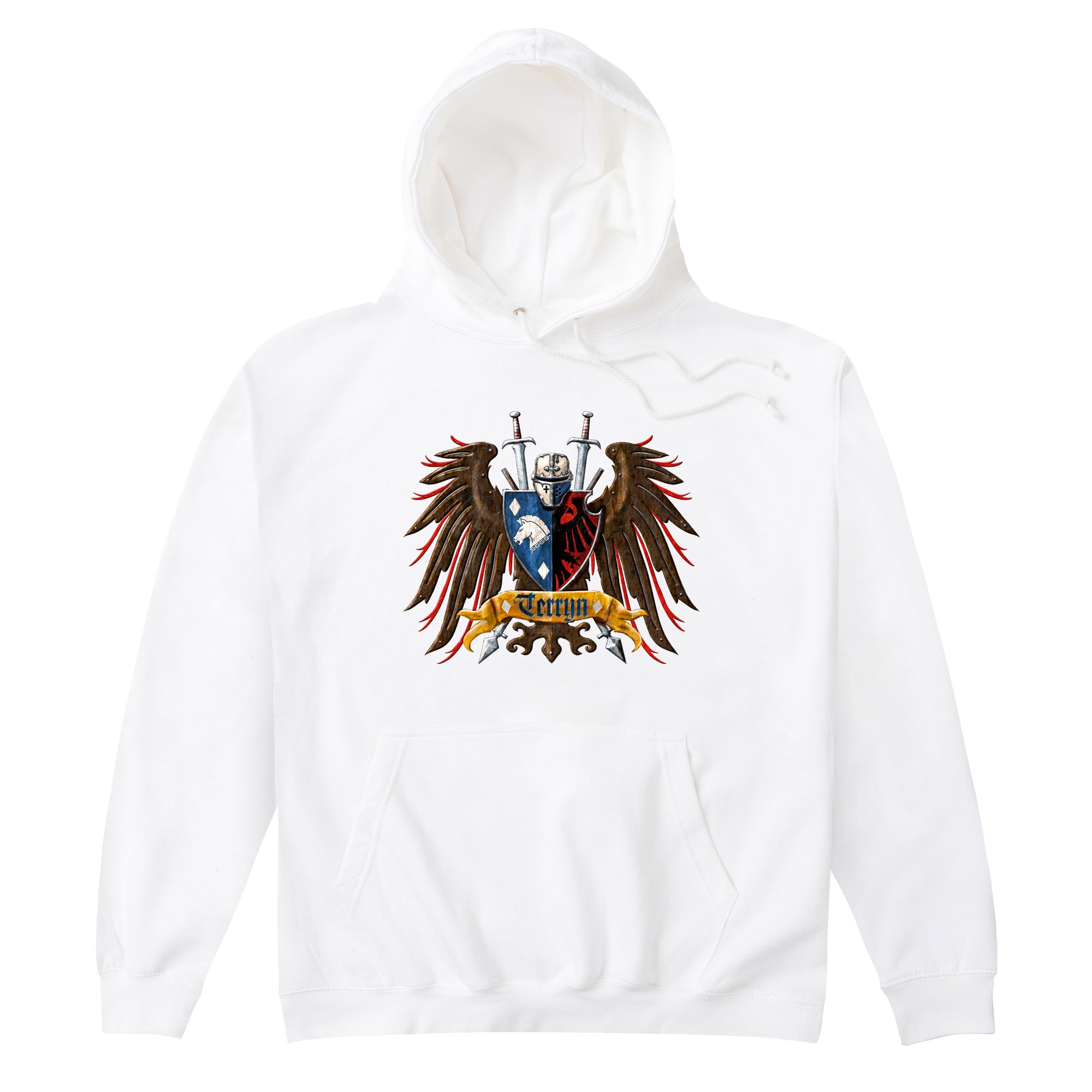 Imperial Knights White Unisex Hoodie