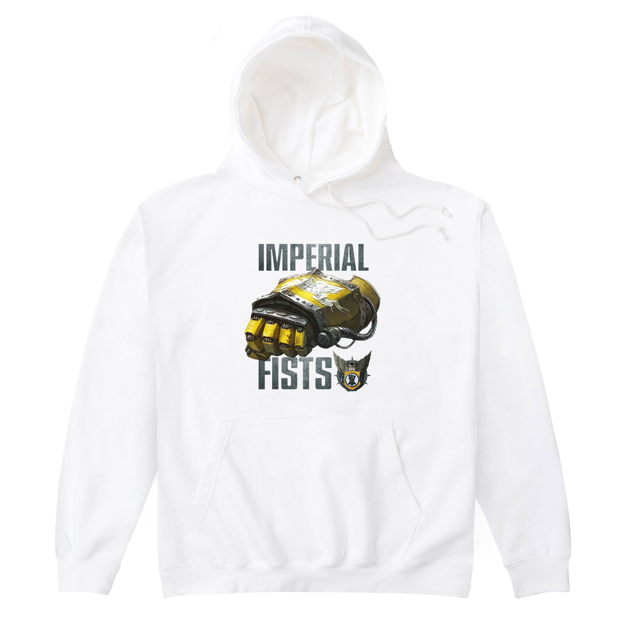 Imperial Fists White Unisex Hoodie