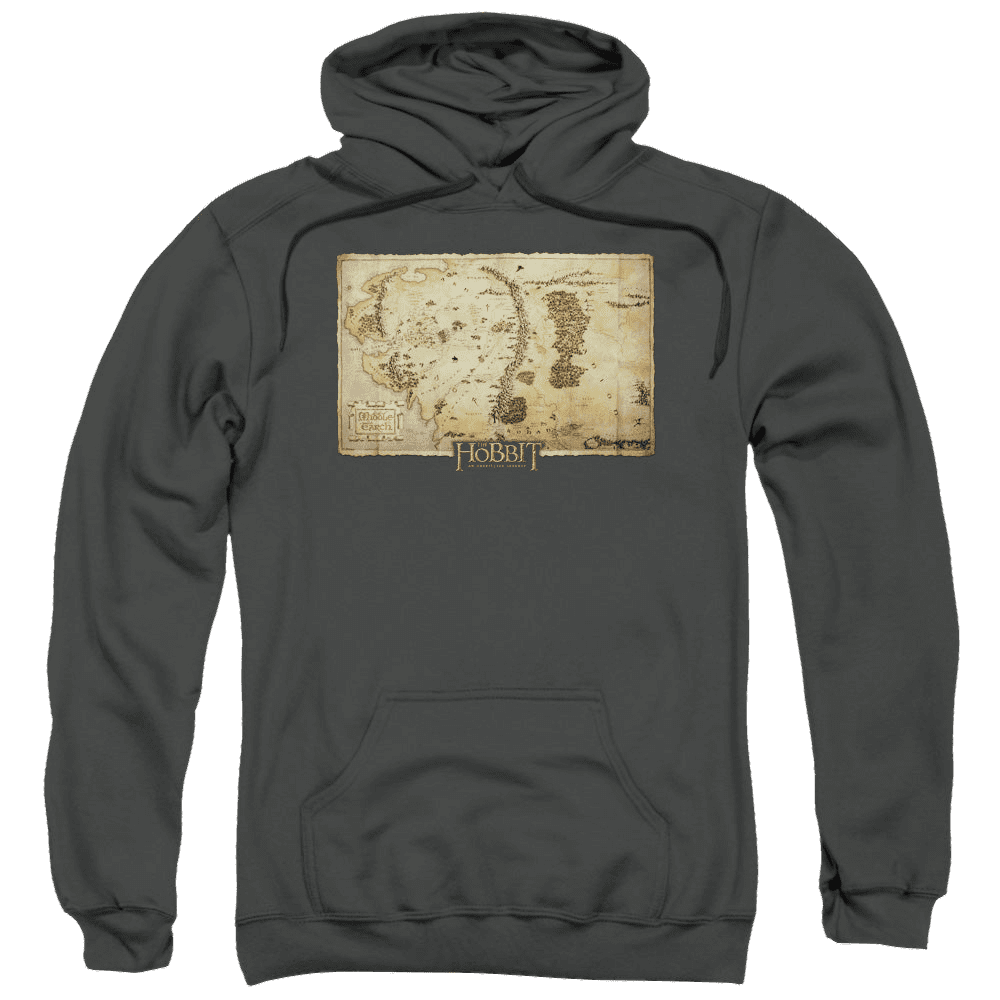 Hobbit Movie Trilogy, The Middle Earth Map – Pullover Hoodie