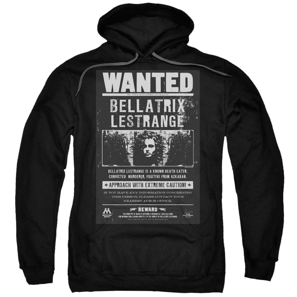 Harry Potter Wanted Bellatrix Pullover Hoodie