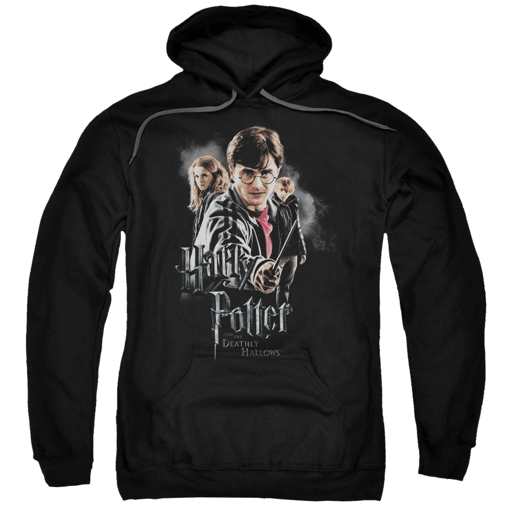 Harry Potter Deathly Hollows Cast Pullover Hoodie