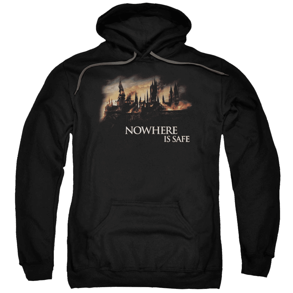 Harry Potter Burning Hogwarts Pullover Hoodie