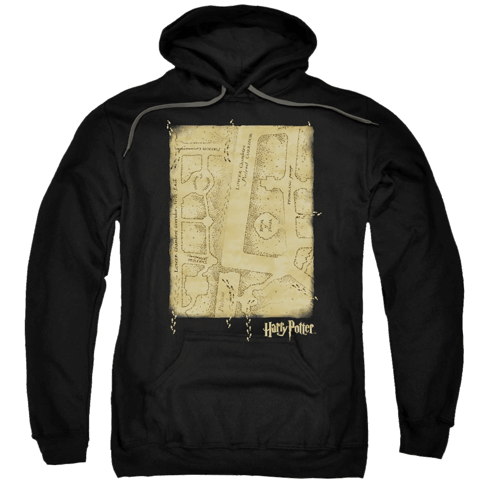 Harry Potter Marauders Map Interior Pullover Hoodie