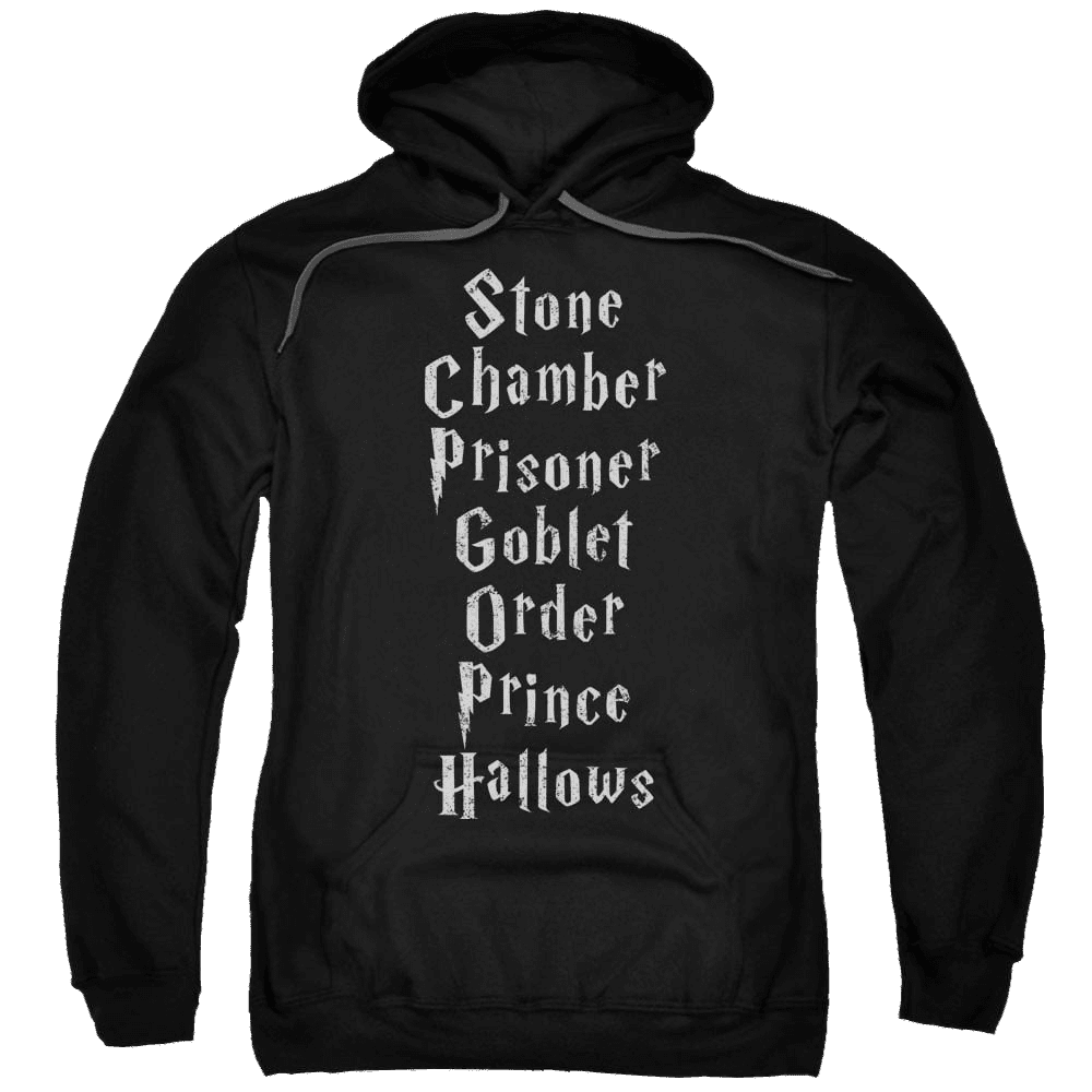 Harry Potter Titles Pullover Hoodie