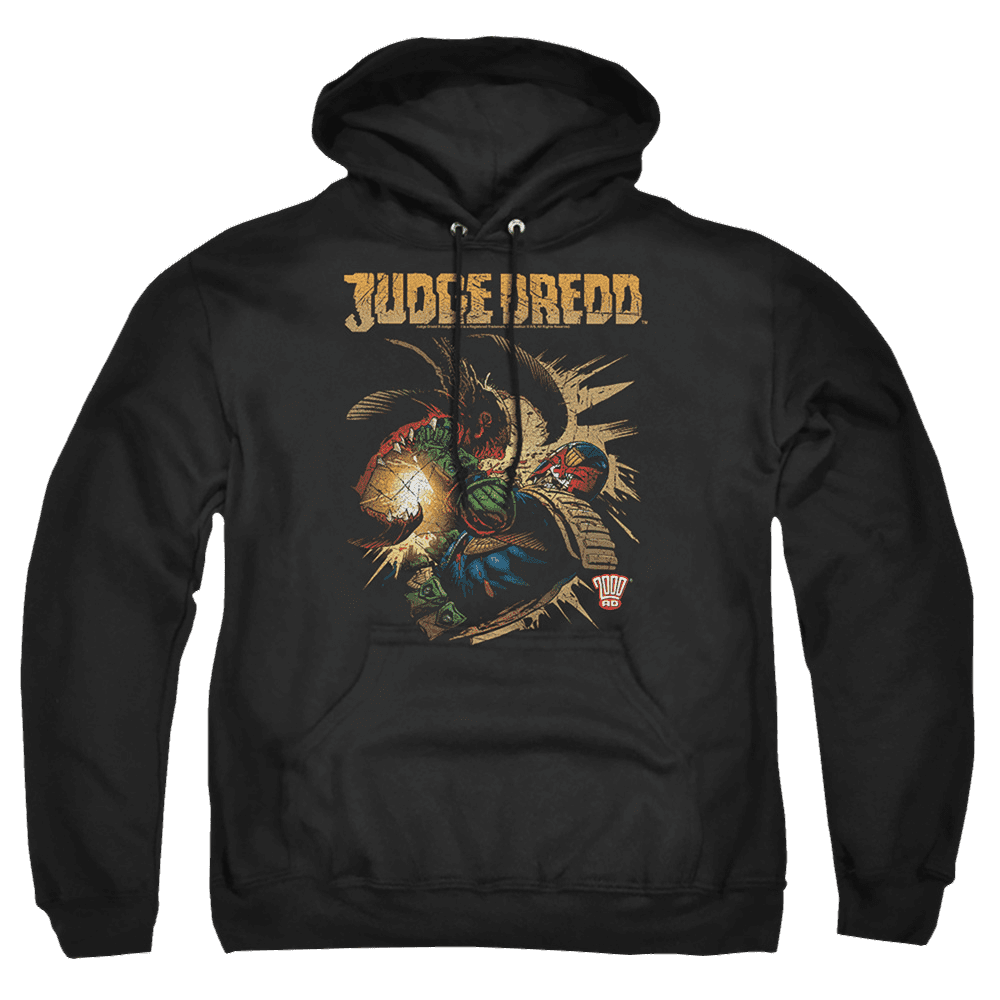 Judge Dredd Blast Away Pullover Hoodie