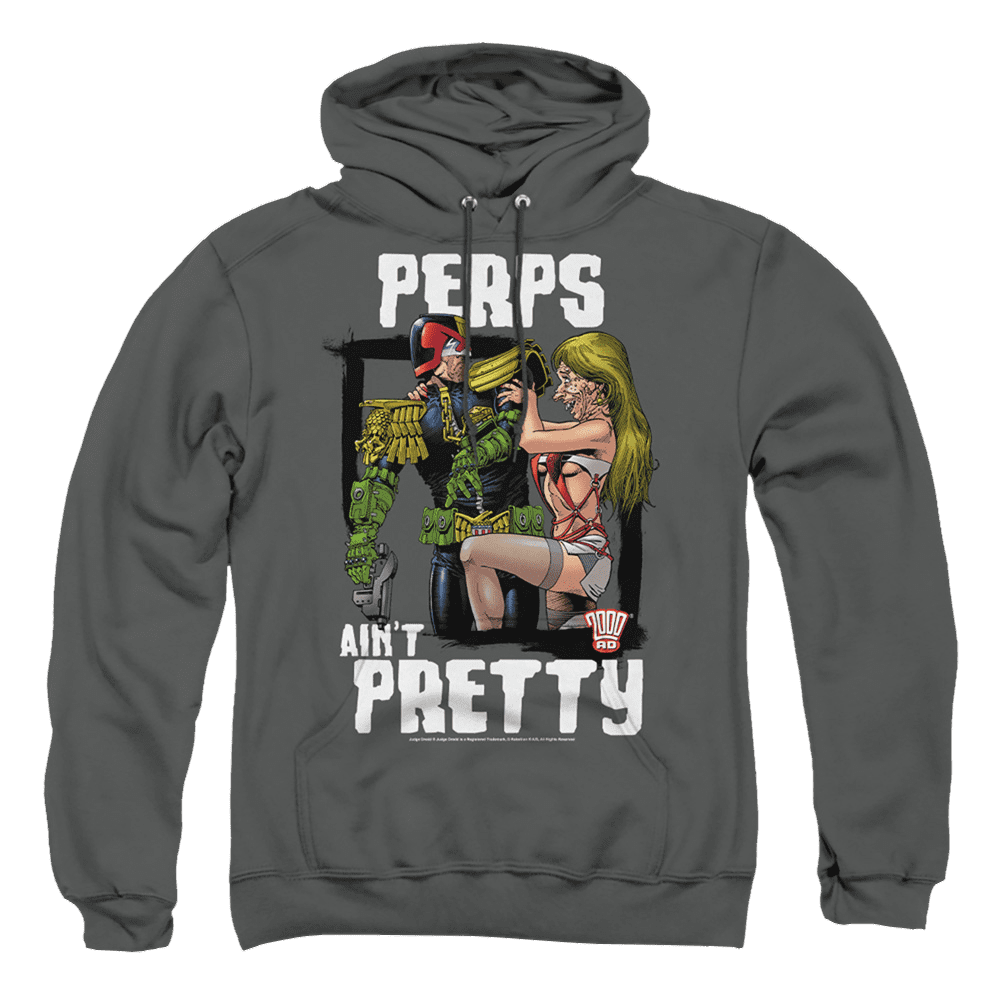 Judge Dredd Aint Pretty Pullover Hoodie