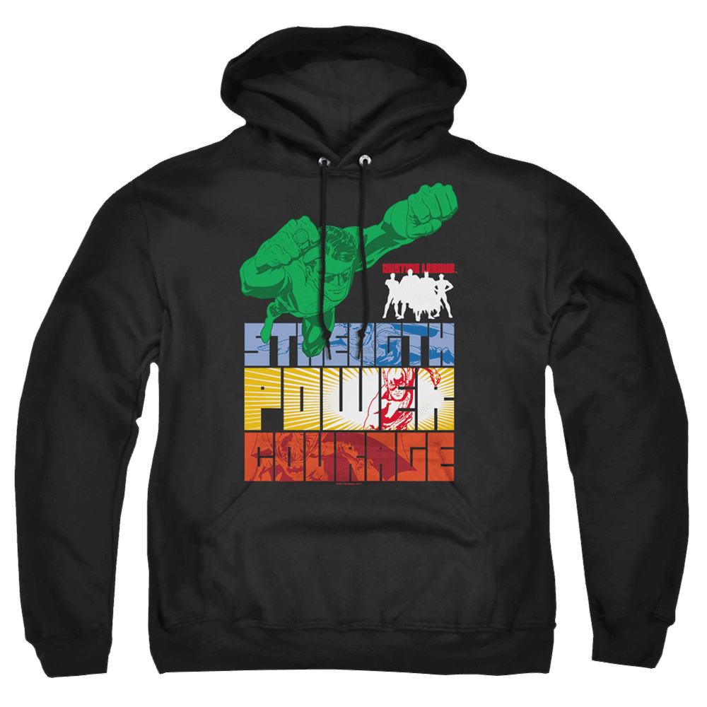 Justice League Heroic Qualities Pullover Hoodie