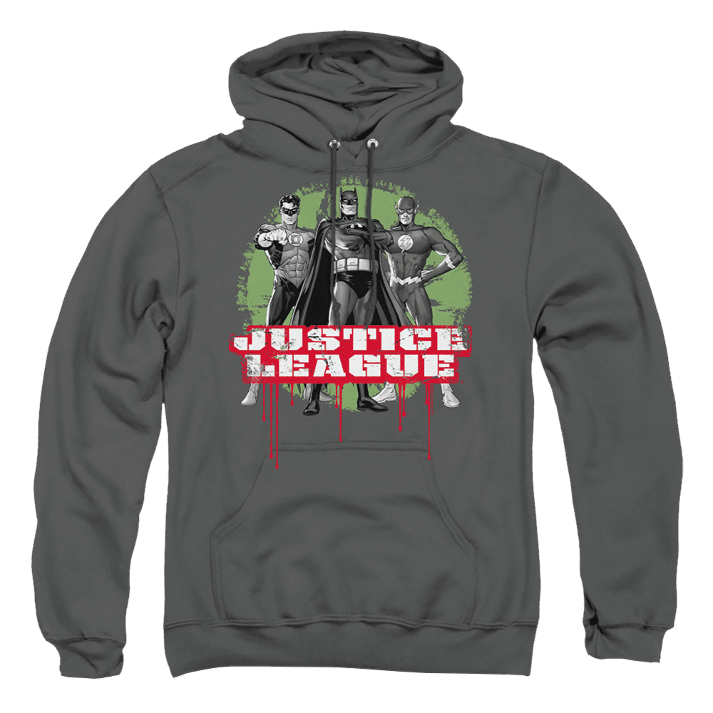 Justice League Jla Trio Pullover Hoodie