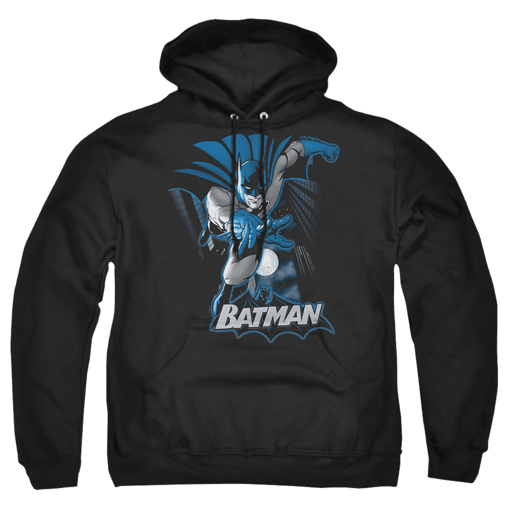 Justice League Batman Blue & Gray Pullover Hoodie