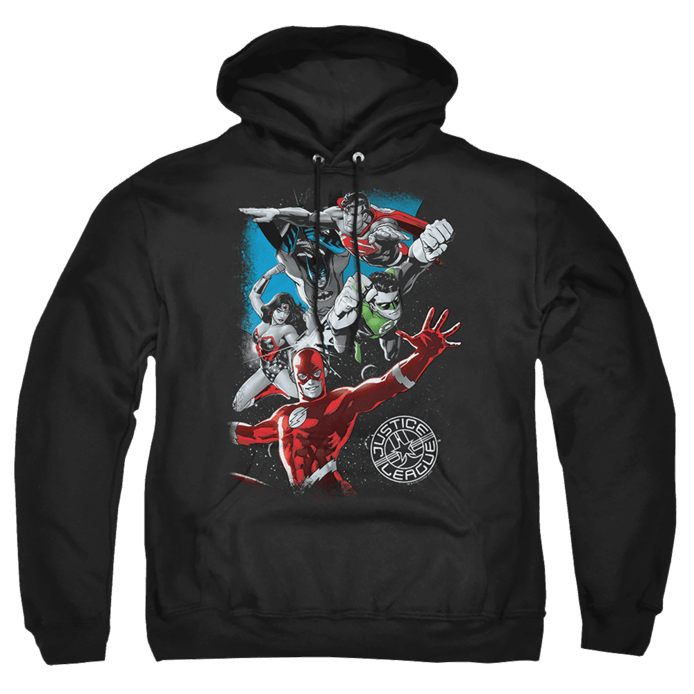 Justice League Galactic Attack Pullover Hoodie