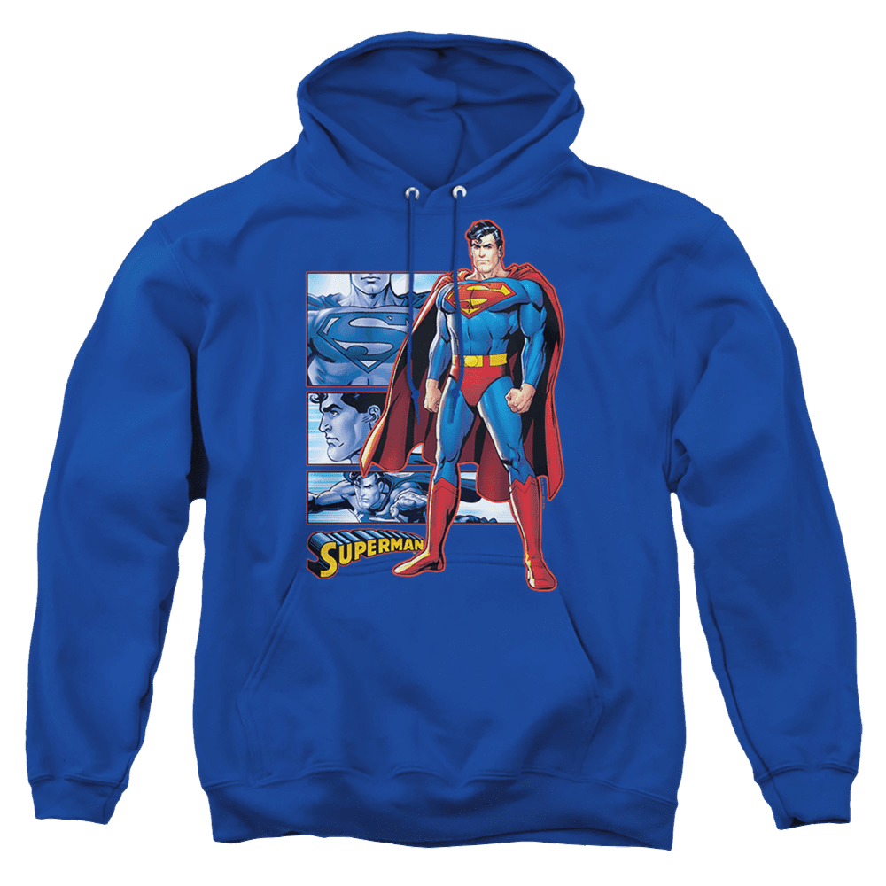 Justice League Superman Panels Pullover Hoodie