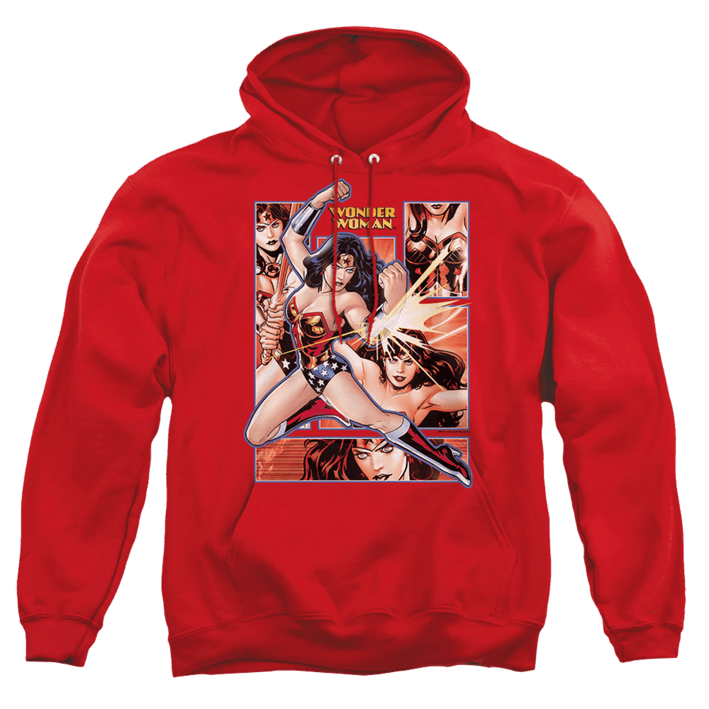 Justice League Wonder Woman Panels Pullover Hoodie